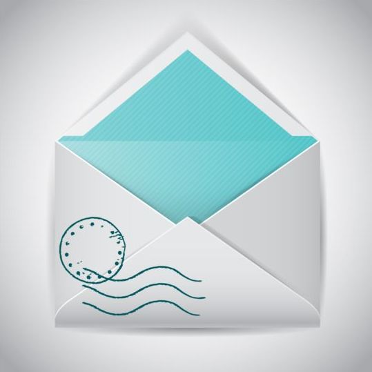 539x539 Open Empty Envelope Vector Free Download