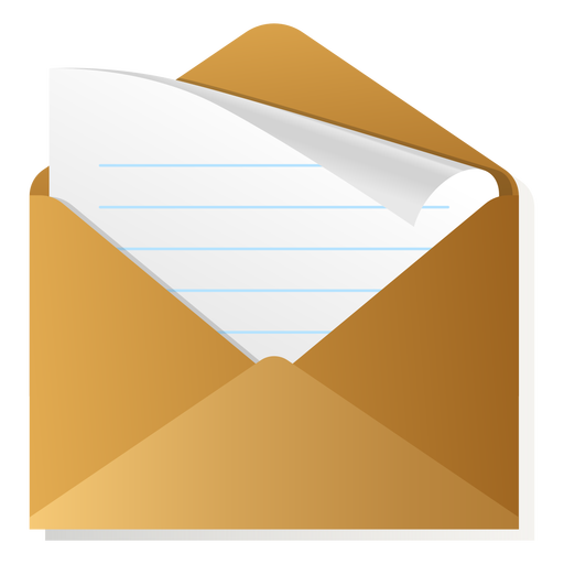 512x512 Open Envelope 3d Icon