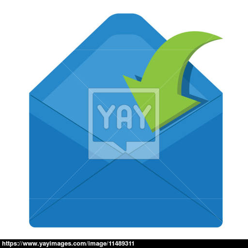 512x512 Open Envelope Vector