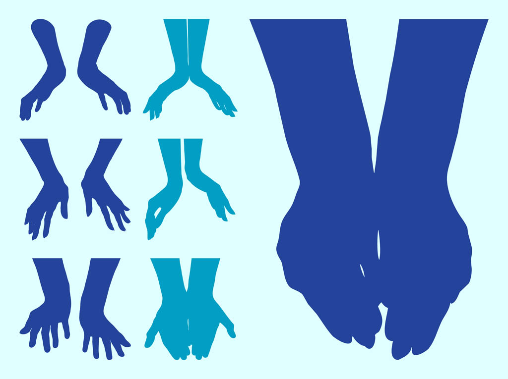 1024x765 Open Hands Silhouettes Vector Art Amp Graphics