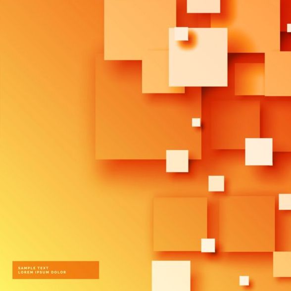 588x588 Orange Modern Abstract Background Vector Free Download