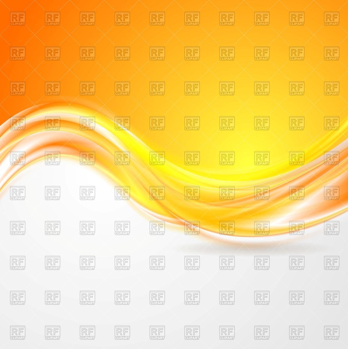 1197x1200 Background With Orange Abstract Waves Vector Image Vector