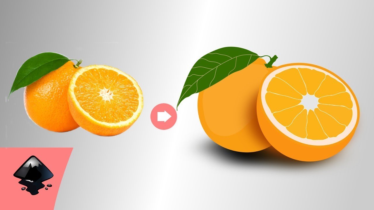 1280x720 Inkscape Tutorials Vector Orange Fruit