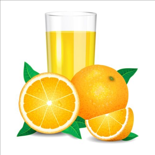 500x500 Fresh Orange Juice Vector Material 02 Download My Free Photoshop
