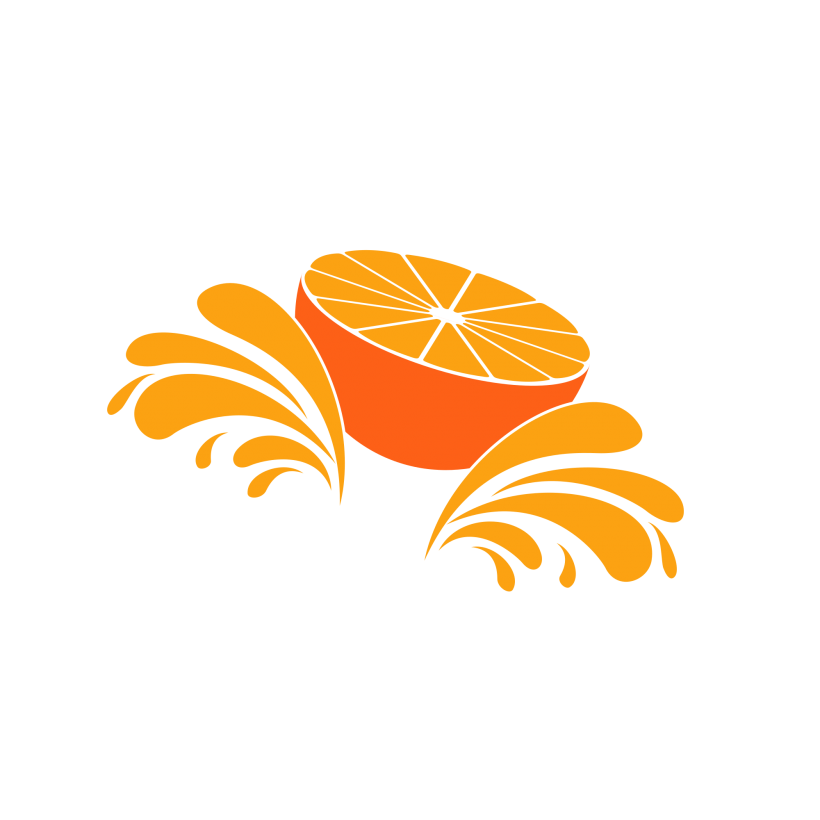 820x820 Orange Fruit Vector Logo Png