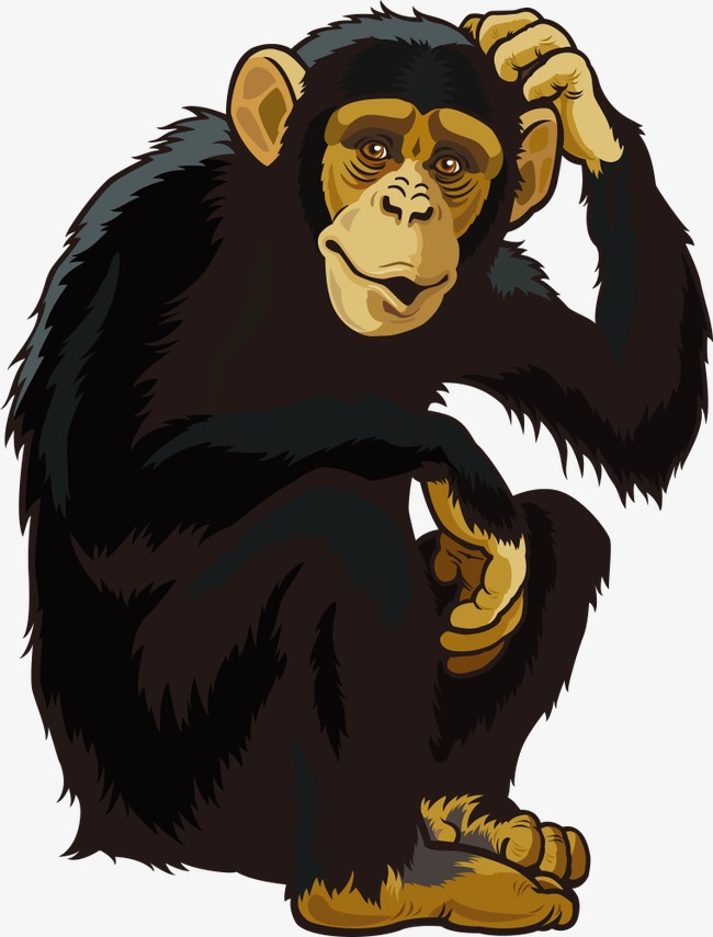 650x855 Vector Orangutan, Cartoon Animals, Vector Animals, Animal Png And