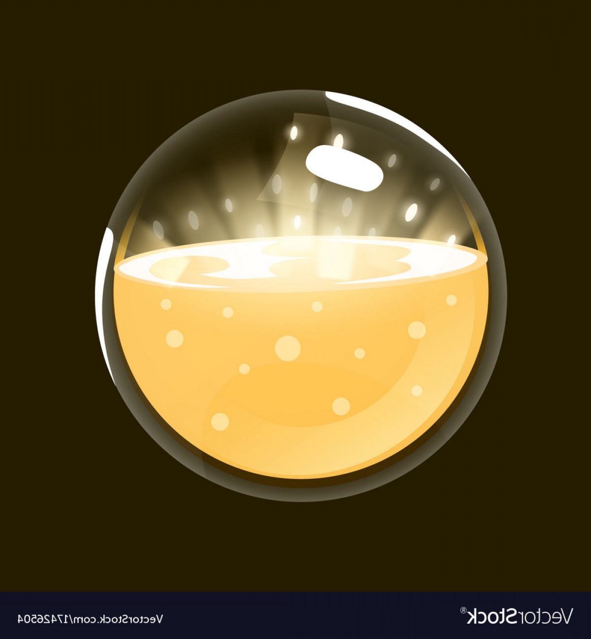 1200x1296 Sphere Of Light Game Icon Of Magic Orb Interface Vector Arenawp