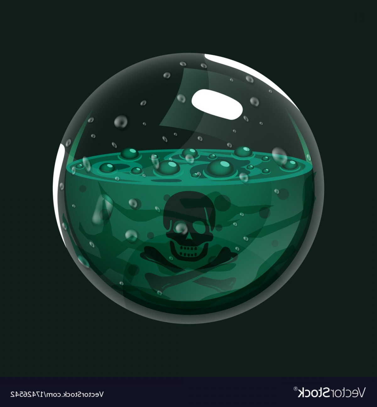 1200x1296 Sphere Of Poison Game Icon Of Magic Orb Vector Arenawp