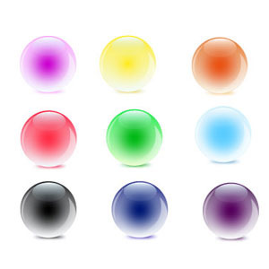 300x300 Vector Glass Orbs