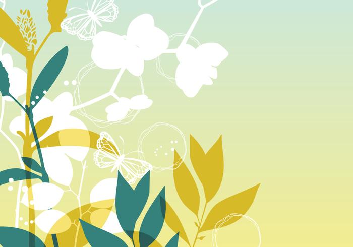 700x490 Orchid Vector Wallpaper