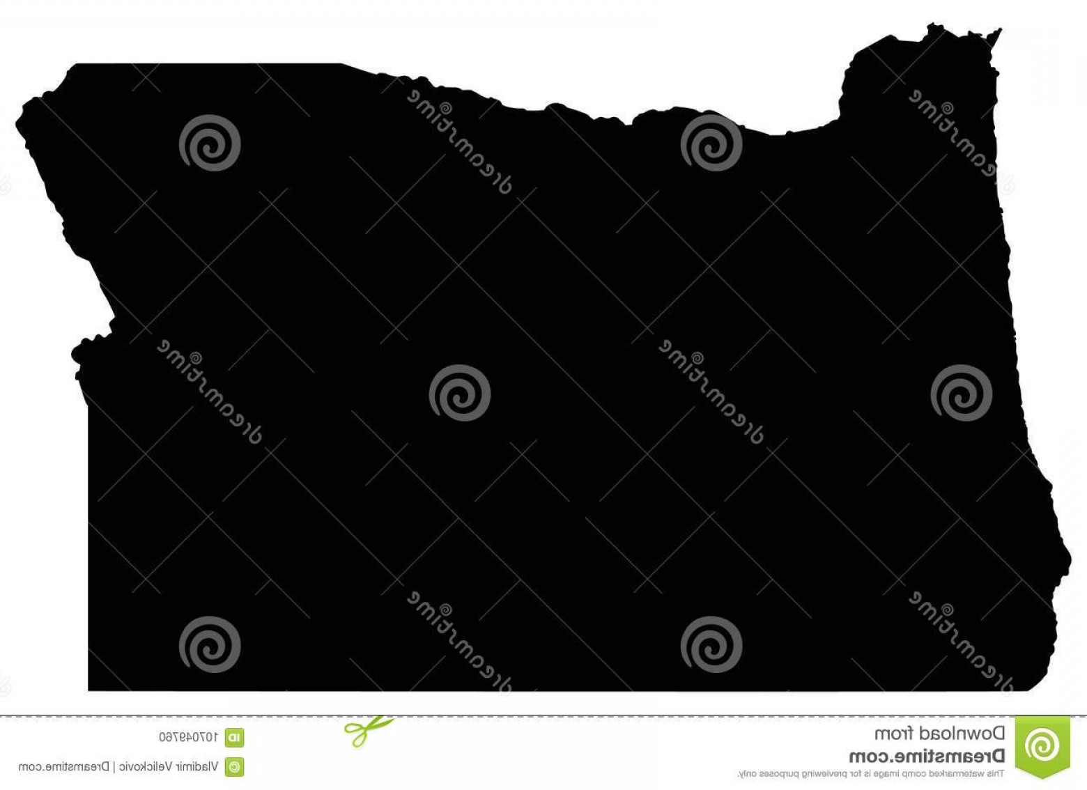 1560x1134 Oregon Map State United States O America Vector File Image