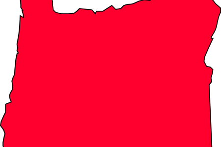 450x300 19 Oregon Vector Map Huge Freebie! Download For Powerpoint