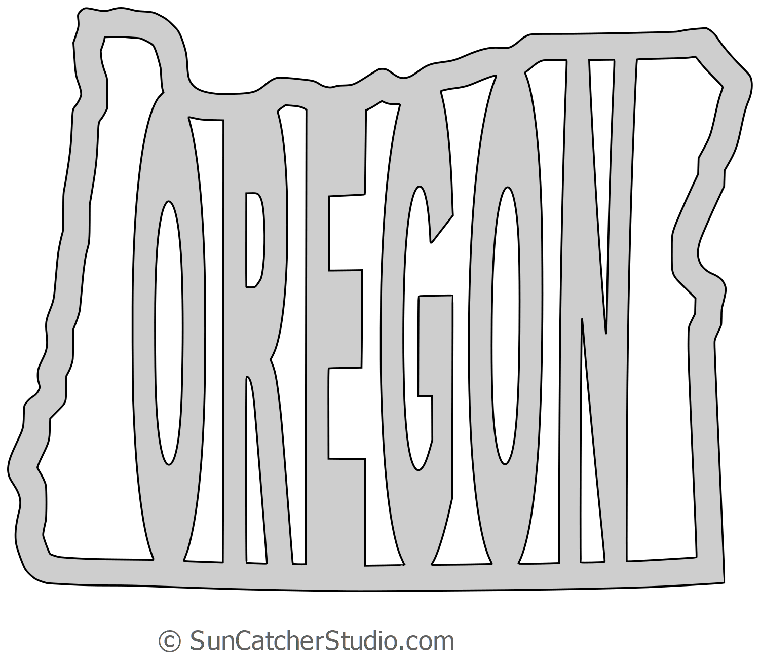 Oregon State Outline Svg And Png Download - vrogue.co