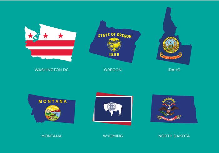 700x490 State Outlines Vector