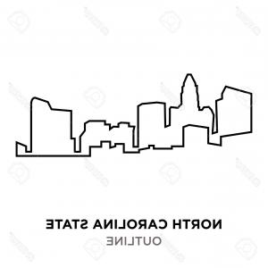 300x300 Stock Illustration South Carolina Simple Logo State Map Outline