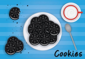 285x200 Oreo Cake Free Vector Graphic Art Free Download (Found 1,977 Files