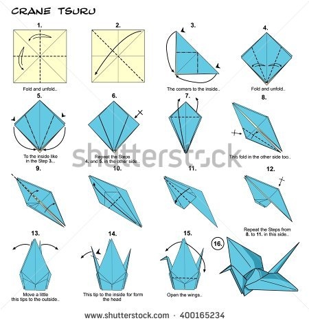 450x470 Easy Origami Cranes Inspirational Origami Crane Stock Royalty Free