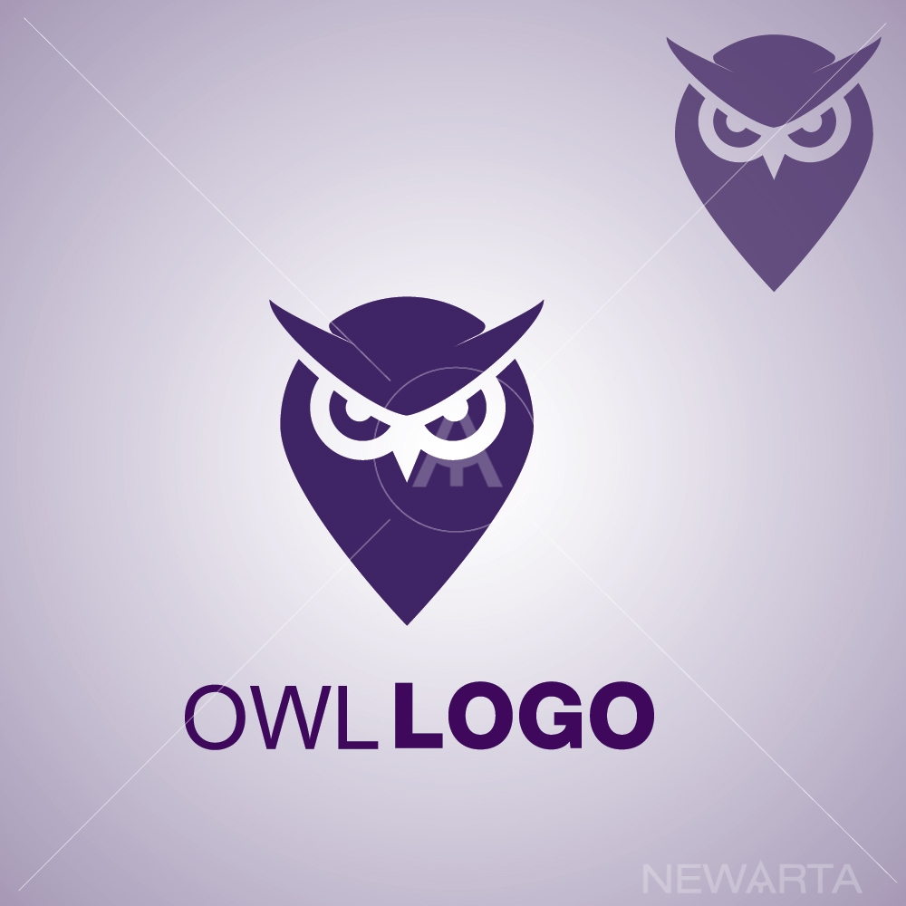 1000x1000 Owl Logo Set 2