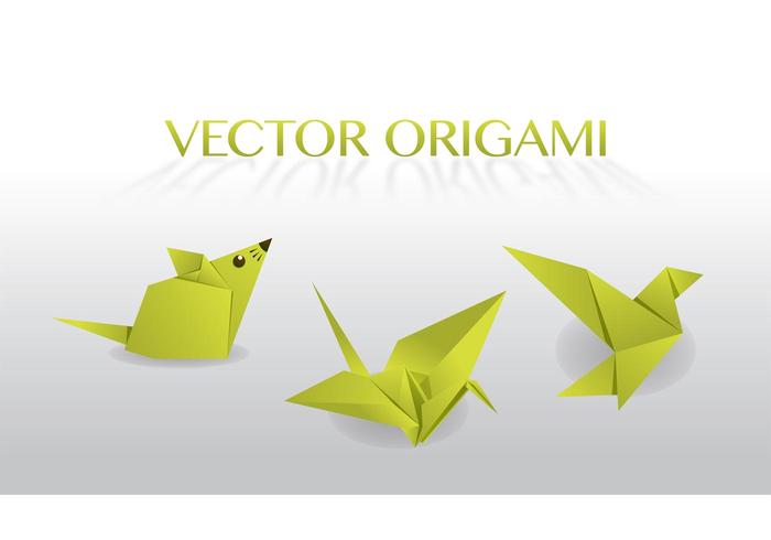 700x490 Origami Vector Free Vector Art