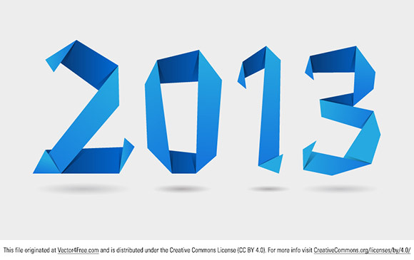 580x365 Free Origami Vector Graphics