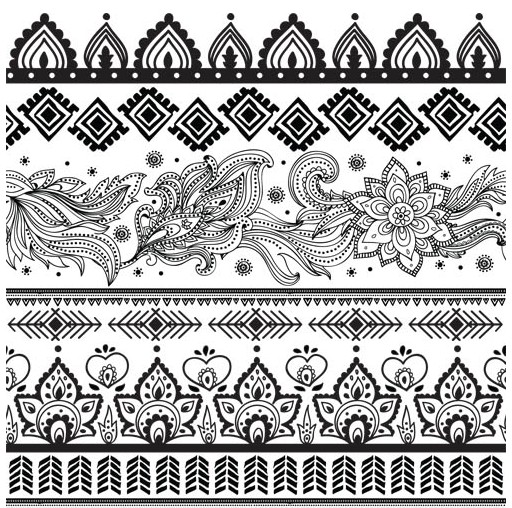 512x508 Floral Ornamental Borders Art Ai Format Free Vector Download