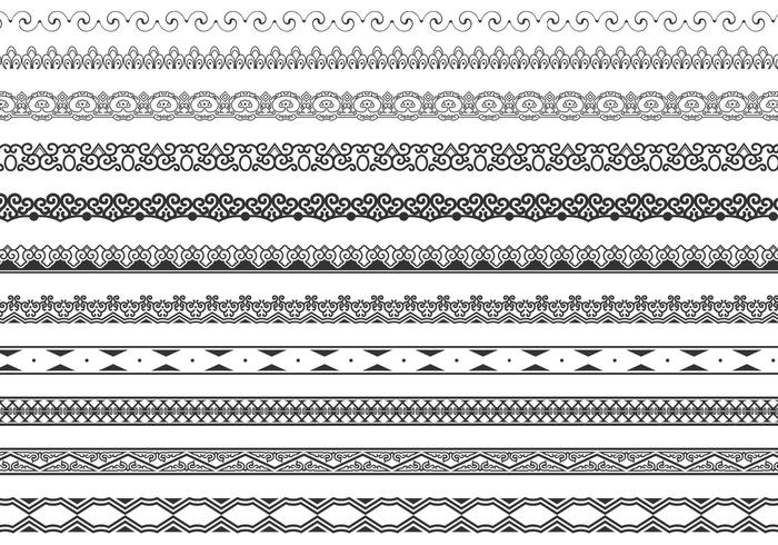 700x490 Ornamental Border Brushes Pack