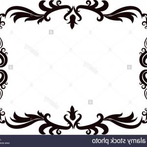 300x300 Stock Photo Vintage Baroque Frame Scroll Floral Ornament Border