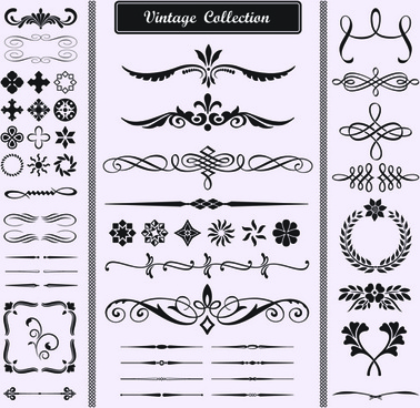 378x368 Calligraphic Ornaments Border Free Vector Download (17,406 Free