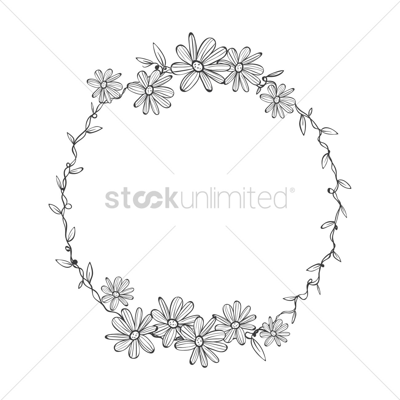 1300x1300 Ornamental Frame Vector Image