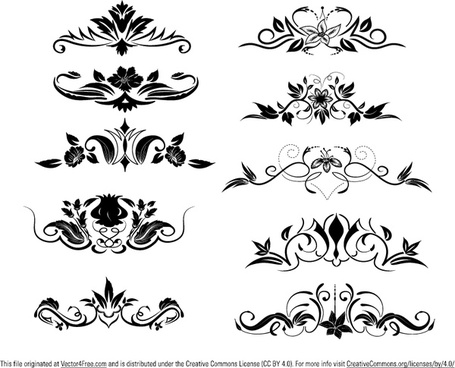 455x368 Ornament Vector Elements Png Images, Backgrounds And Vectors For