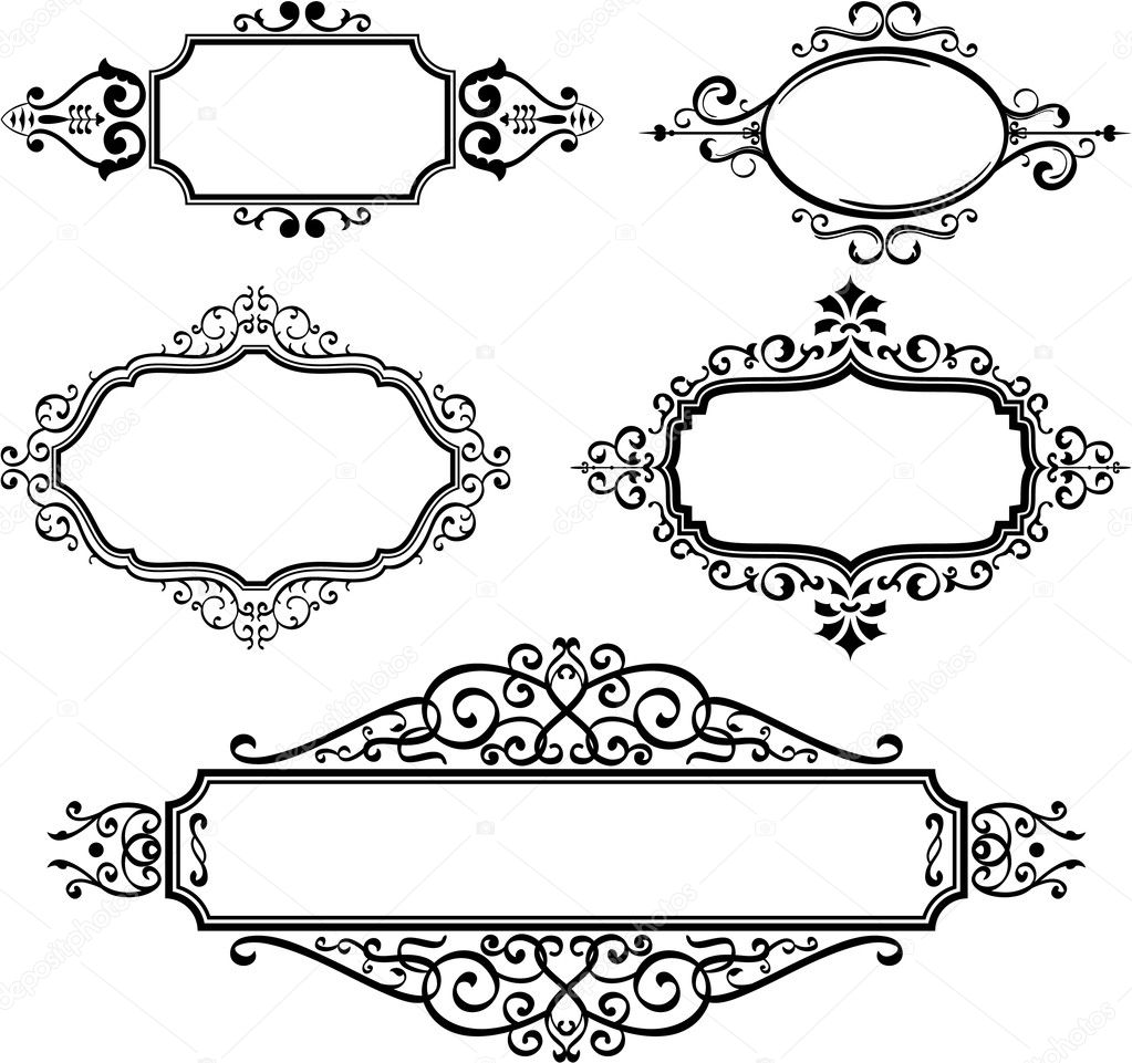 1023x961 Ornate Border Vector Zen Garden Gazebo Pergola Stock Photos