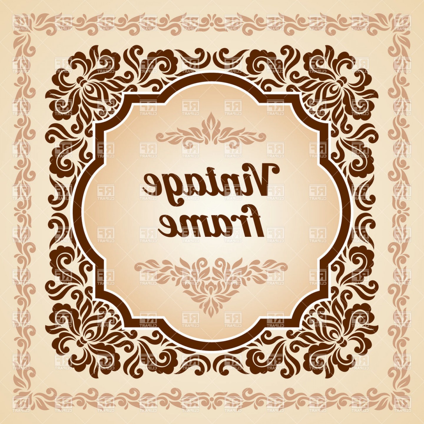 Ornate Border Vector at GetDrawings | Free download