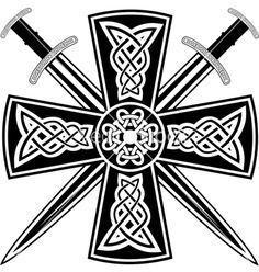236x248 Ornate Cross Vector