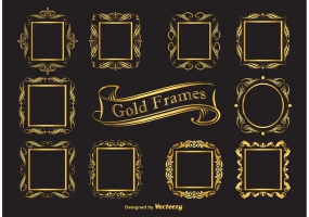 285x200 Gold Ornate Frames Vector Free Vector Graphic Art Free Download