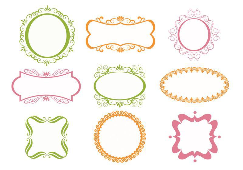 800x560 Ornate Vector Frame Framess.co