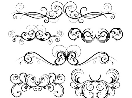 452x336 Free Download Of Free Ornate Vector Swirls Vector Graphic