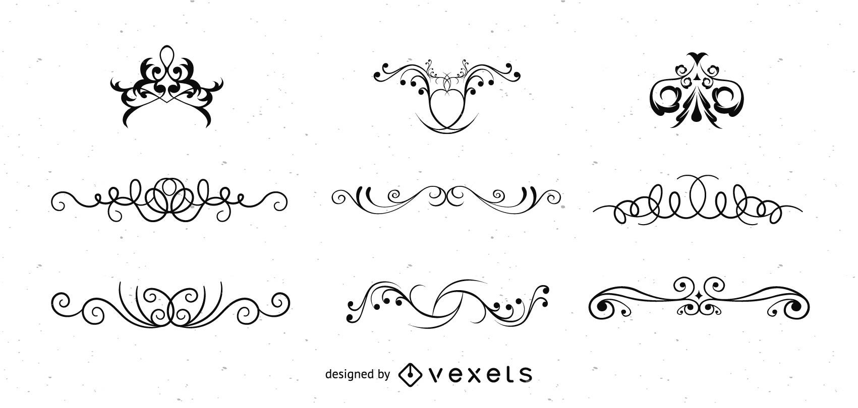 1701x810 Ornate Vector Swirls