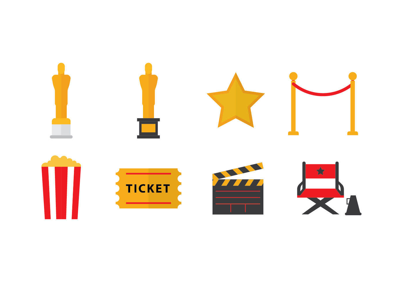 1400x980 Academy Awards Free Vector Art