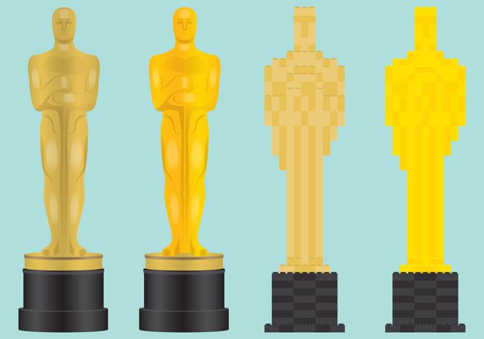 700x490 Oscar Statue Vectors