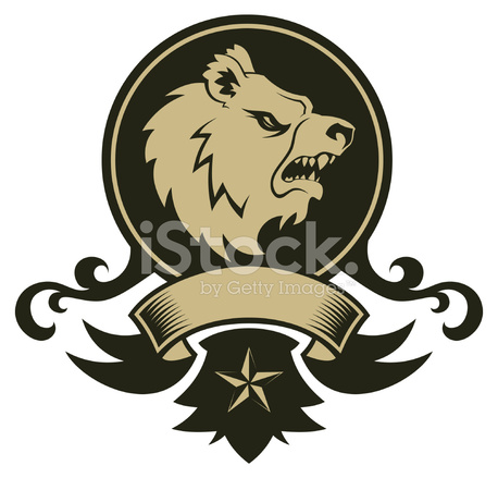 458x439 De Oso Stock Vector