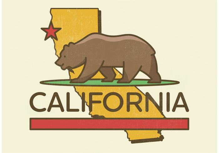 700x490 California Bear Vector Design