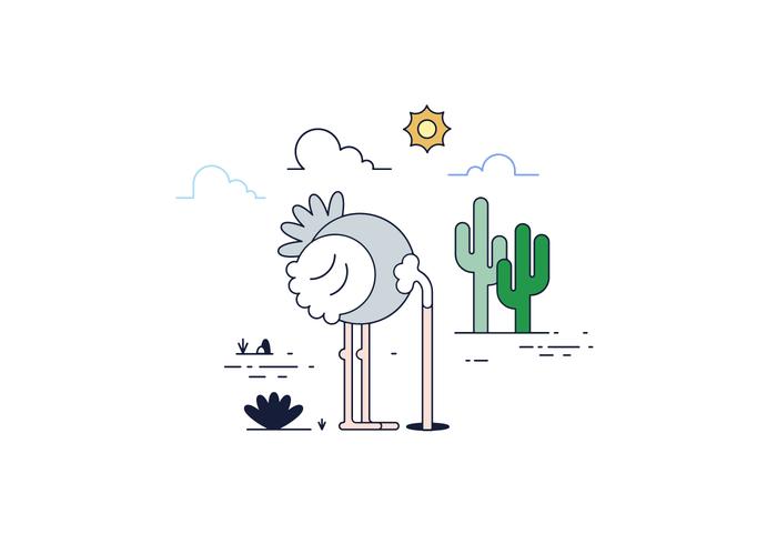 700x490 Free Ostrich Vector