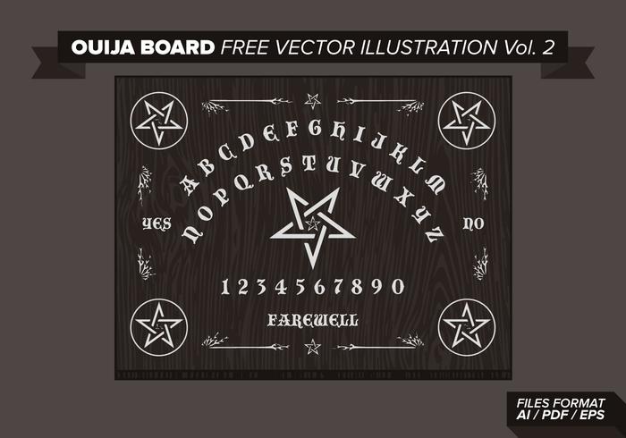 700x490 Ouija Board Free Vector Illustration Vol. 2