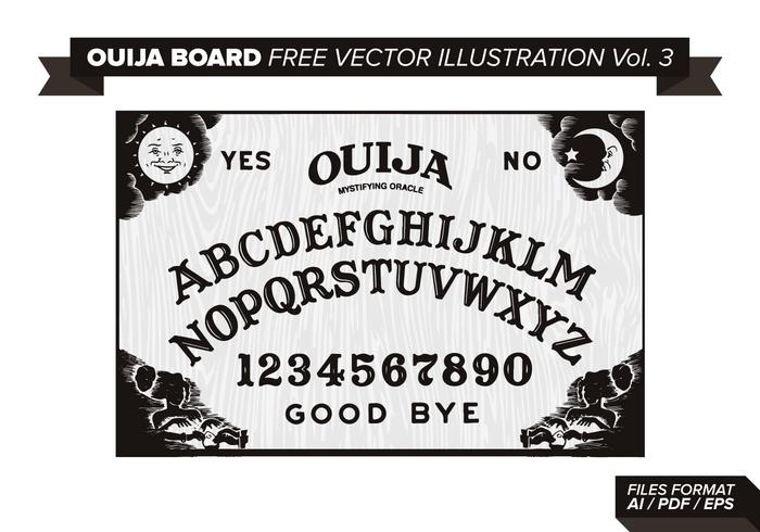 700x490 Ouija Board Free Vector Illustration Vol. 3