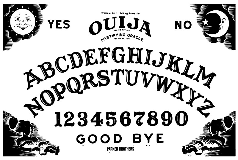 800x540 Ouija Board Clipart
