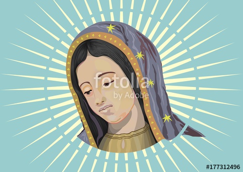 500x354 Our Lady Of Guadalupe A Portrait Stock Image And Royalty Free