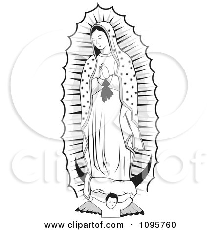 450x470 Royalty Free (Rf) Our Lady Of Guadalupe Clipart, Illustrations