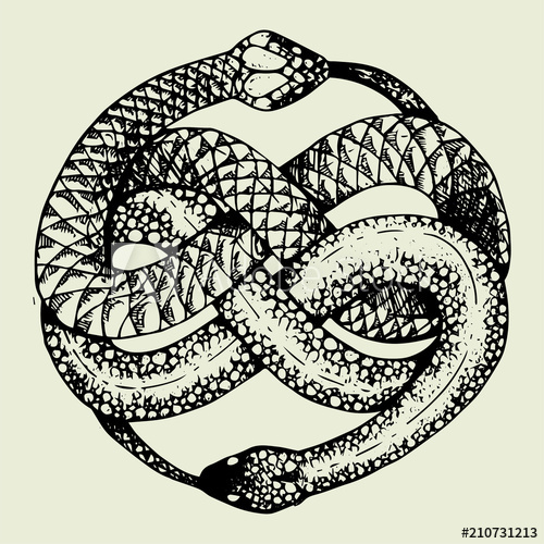 500x500 Ouroboros Tattoo