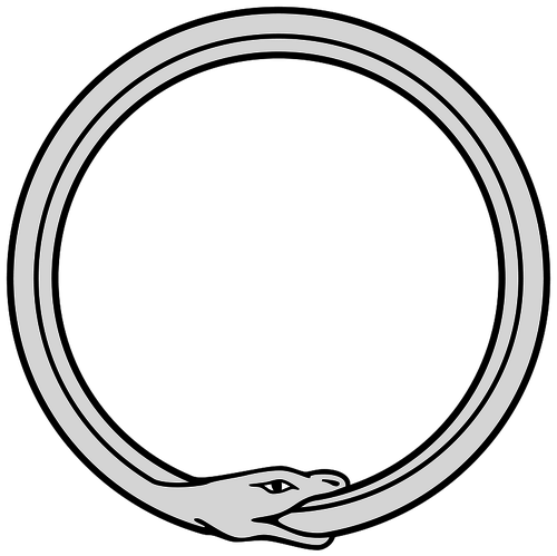 500x499 Ouroboros Vector Drawing Public Domain Vectors