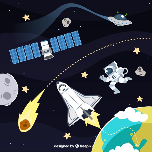 626x626 Outer Space Vector Free Download